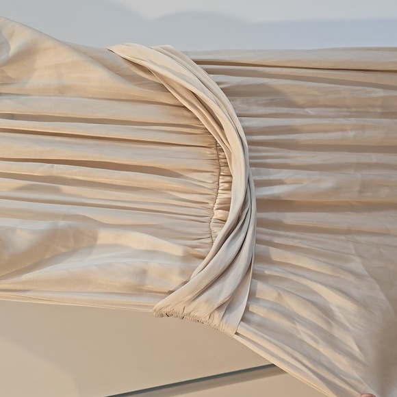 ZARA | Limited Edition| NWOT Champagne Grecian Beaded Maxi Dress| Size XS - Picture 15 of 16